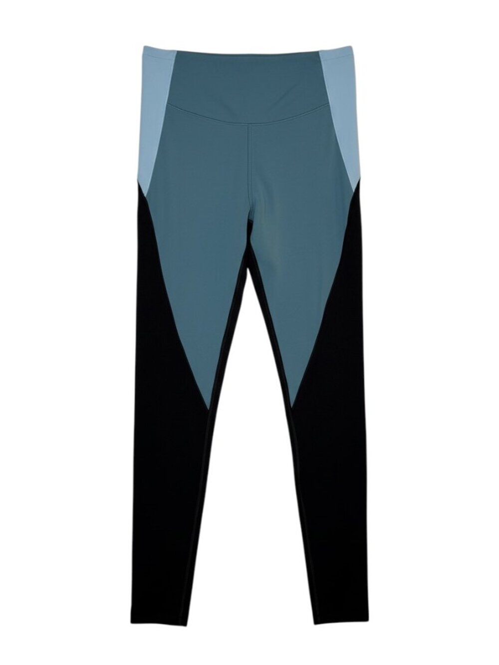 Victorias Secret On Point Live Yoga Pants Active Leggings Color Block Blue 4